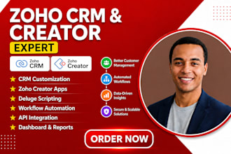 develop zoho CRM, zoho creator and workflow automation