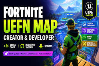 fortnite map creator, uefn game developer, verse code, respawn system, sprites