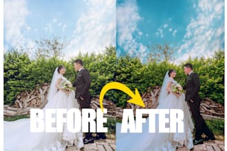 professionally color correct and enhance your photos