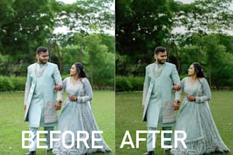 professionally color correct and enhance your photos