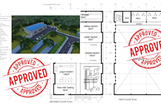 design commercial permit plans with architectural structural and mep