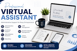 do virtual assistant work admin, calendar and CRM support