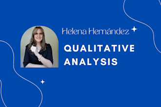 do qualitative data analysis and customer research