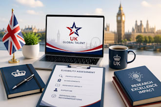 assess your UK global talent eligibility for academic research