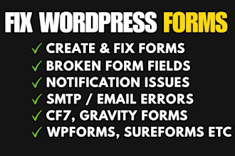 fix wordpress forms, contact form 7, wpforms and SMTP errors