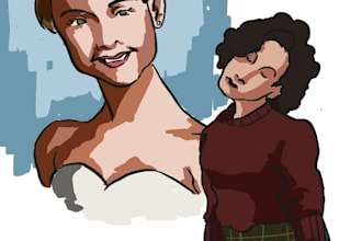 draw you in cartoon or comic style