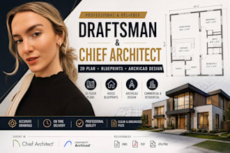 be draftsman chief architect 2d plan house blueprints archicad design