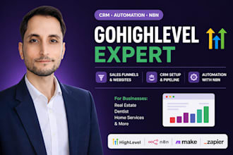 setup gohighlevel, website, sales funnels, and automation