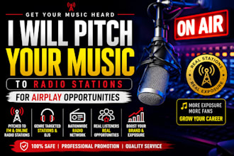 promote your song to major fm radio stations nationwide