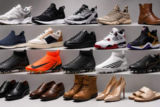 create 3d shoe design footwear model and shoe rendering manufacturing ready file