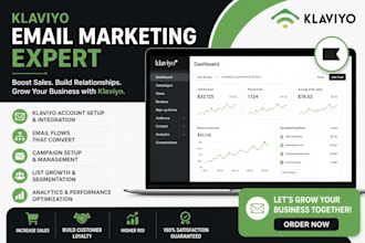 setup klaviyo email marketing flows campaigns and automation