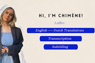 be your dutch to english and english to dutch translator
