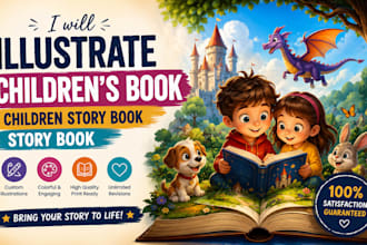 illustration children book children story book story book