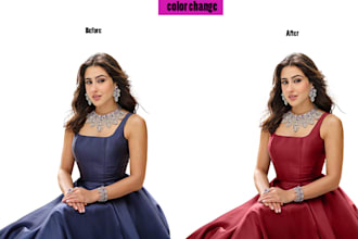 do professional color change color correction