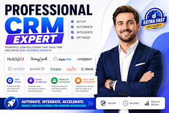 do hubspot honeybook agile copper nimble accelo intake automation zapier slack