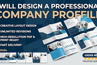 create a corporate company profile document that builds trust
