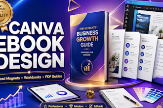 canva ebook design canva workbook ebook layout lead magnet canva PDF