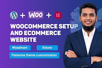 woocommerce setup woodmart or xstore flatsome ecommerce webshop