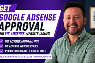 get google adsense approval and fix adsense website issues
