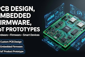 design pcb, embedded firmware and iot product prototypes