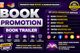 do book promotion, ebook marketing, booktok book marketing usa, tiktok ads
