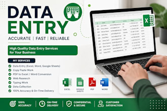 data entry logo desning video eadting