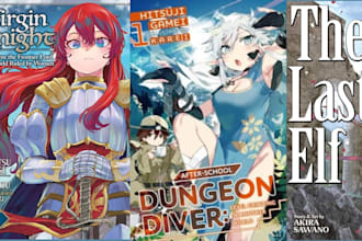 design professional light novel cover, anime manga and webnovel cover