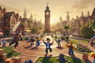 develop, build roblox game, gameplay system, roblox scripter, full game, code