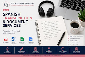 transcribe your spanish audio and convert documents