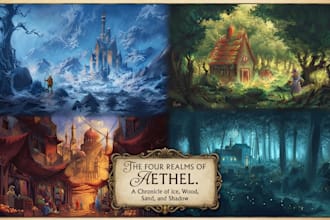 illustrate detailed fantasy cityscapes or landscape