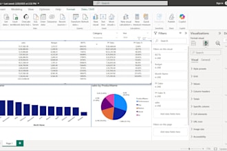 create interactive power bi dashboards and reports