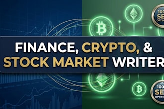 write expert finance articles and blog posts