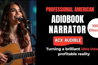 narrate nonfiction, fiction novel audiobook for self help romance acx standard
