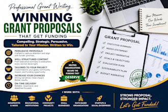 write a winning grant proposal for nonprofits, startups and small businesses