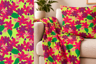 design custom seamless patterns for fabric and surface design