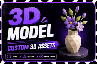 create stunning semi realistic 3d models no characters