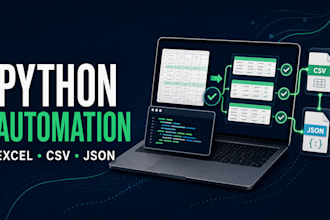automate excel CSV data cleaning and processing with python
