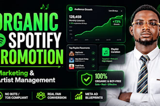 do spotify music promotion organic digital marketing strategy artist management