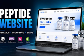 build peptide website fda compliant peptide research peptide wordpress store