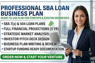 prepare your professional sba loan business plan for startups