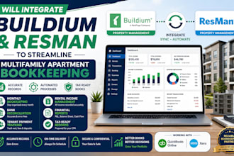 integrate buildium and resman to streamline multifamily apartment bookkeeping