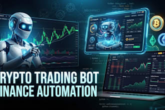 develop a crypto trading bot, binance bot, algorithmic trading automation