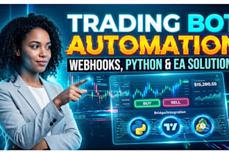 develop a crypto trading bot, binance bot, algorithmic trading automation