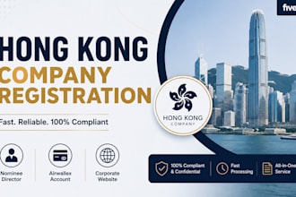 register hong kong company with nominee director  and airwallex