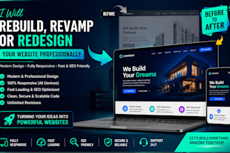 rebuild your business website professionally