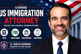 be your US immigration attorney for visa, green card and legal consultation