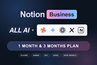 premium ai models claude, chatgpt, gemini, grok in one notion workspace
