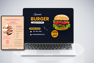 design a professional social media post