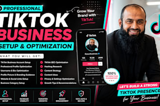 create and optimize your tiktok business account professionally