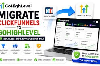 migrate clickfunnels funnel and website to gohighlevel